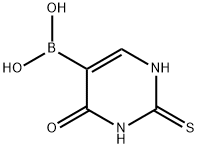 5-dihydroxyboryl-2-thiouracil Struktur