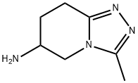 3-Methyl-5H,6H,7H,8H-[1,2,4]triazolo-[4,3-a]pyridin-6-amine Struktur