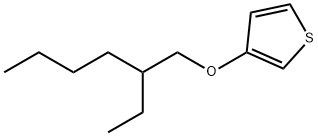 3-[(2-ethylhexyl)oxy]-Thiophene Struktur