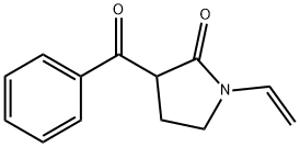 3-Benzoyl-N-vinylpyrrolidin-2-one Struktur