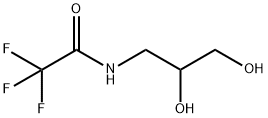 N-(2,3-Dihydroxypropyl)-2,2,2-trifluoroacetamide Struktur