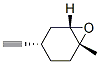 7-Oxabicyclo[4.1.0]heptane, 4-ethynyl-1-methyl-, [1R-(1alpha,4beta,6alpha)]- (9CI) Struktur