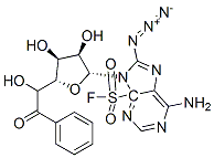 5'-4-(fluorosulfonyl)benzoyl-8-azidoadenosine Struktur