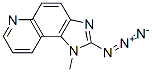 2-Azido-1-methylimidazo-(4,5-f)quinoline Struktur