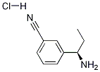 (R)-3-(1-AMINOPROPYL)BENZONITRILE -HCl Struktur