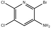 3-Amino-2-bromo-5,6-dichloropyridine Struktur