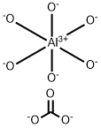 Aluminum magnesium carbonate hydroxide hydrate Struktur