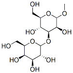 methyl 3-O-galactopyranosylmannopyranoside Struktur