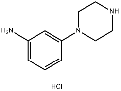 3-PIPERAZIN-1-YL-PHENYLAMINE DOUBLE HYDROCHLORIDE Struktur