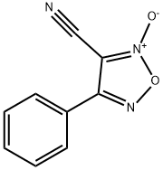 4-Phenyl-3-furoxancarbonitrile Struktur