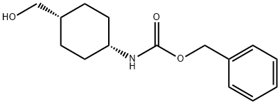 cis-Benzyl-4-hydroxycyclohexyl)methylcarbamate Struktur