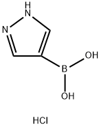 1H-Pyrazole-4-boronic acid, HCl Struktur