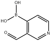 3-Formylpyridine-4-boronic acid Struktur