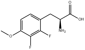 2,3-DIFLUORO-4-METHOXY-DL-PHENYLALANINE Struktur