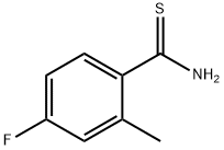 4-FLUORO-2-METHYL-THIOBENZAMIDE Struktur