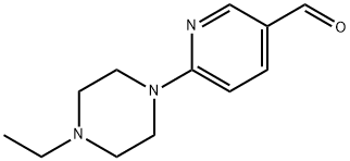 6-(4-ETHYLPIPERAZIN-1-YL)NICOTINALDEHYDE Struktur