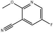 3-cyano-5-fluoro-2-methoxypyridine Struktur