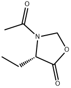 5-Oxazolidinone, 3-acetyl-4-ethyl-, (S)- (9CI) Struktur