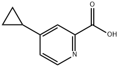 4-cyclopropylpicolinic acid Struktur