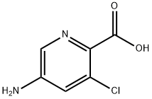 5-aMino-3-chloropyridine-2-carboxylic acid Struktur