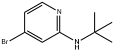 4-broMo-N-tert-butylpyridin-2-aMine Struktur