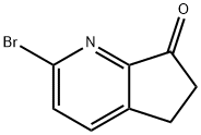 7H-Cyclopenta[b]pyridin-7-one, 2-bromo-5,6-dihydro- Struktur