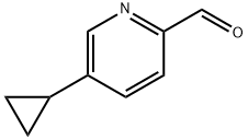 5-cyclopropylpicolinaldehyde Struktur