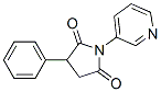 N-(3-pyridyl)-3-phenylsuccinimide Struktur