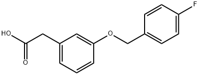 [3-(4-FLUORO-BENZYLOXY)-PHENYL]-ACETIC ACID Struktur