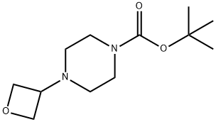 Tert-Butyl 4-(oxetan-3-yl)piperazine-1-carboxylate Structure