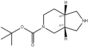 5-Boc-octahydro-pyrrolo[3,4-c]pyridine Struktur