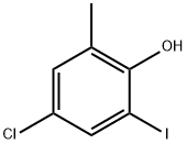 5-Chloro-2-hydroxy-3-iodotoluene Struktur