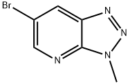 6-Bromo-3-methyl-3H-[1,2,3]triazolo[4,5-b]pyridine Struktur