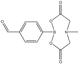 4-(6-Methyl-4,8-dioxo-1,3,6,2-dioxazaborocan-2-yl)benzaldehyde Struktur