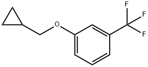 1-(Cyclopropylmethoxy)-3-(trifluoromethyl)benzene Struktur