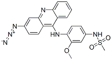 3-azidoamsacrine Struktur