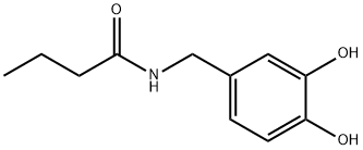 Butanamide, N-[(3,4-dihydroxyphenyl)methyl]- (9CI) Struktur