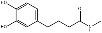 Benzenebutanamide, 3,4-dihydroxy-N-methyl- (9CI) Struktur