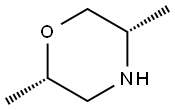 (2S,5S)-2,5-Dimethylmorpholine Struktur