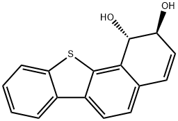 1,2-dihydroxy-1,2-dihydrobenzo(b)naphtho(2,1-d)thiophene Struktur