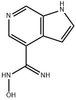 1H-Pyrrolo[2,3-c]pyridine-4-carboxiMidaMide, N-hydroxy- Struktur