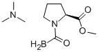 N-(TRIMETHYLAMINE-BORANE-CARBONYL)PROLINE METHYL ESTER Struktur