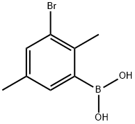 3-Bromo-2,5-Dimethylphenylboronic acid Struktur