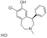 R-(-)-7-Chloro-8-hydroxy-3-methyl-1-phenyl-2,3,4,5-tetrahydro-1H-3-benzazepine, hydrochloride price.