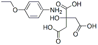 p-phenetidine citrate Struktur