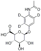 4-ACETAMIDOPHENYL-D3 B-D-GLUCURONIDE Struktur