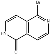 5-broMo-2,6-naphthyridin-1(2H)-one Struktur