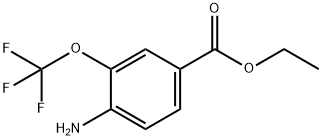 Ethyl 4-amino-3-(trifluoromethoxy)benzoate Struktur