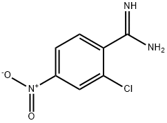 2-chloro-4-nitrobenzamidine Struktur