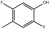 2,5-difluoro-4-methylphenol Struktur